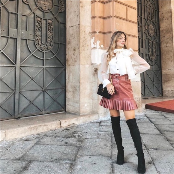 NWT Zara Organza Blouse - Picture 3 of 10